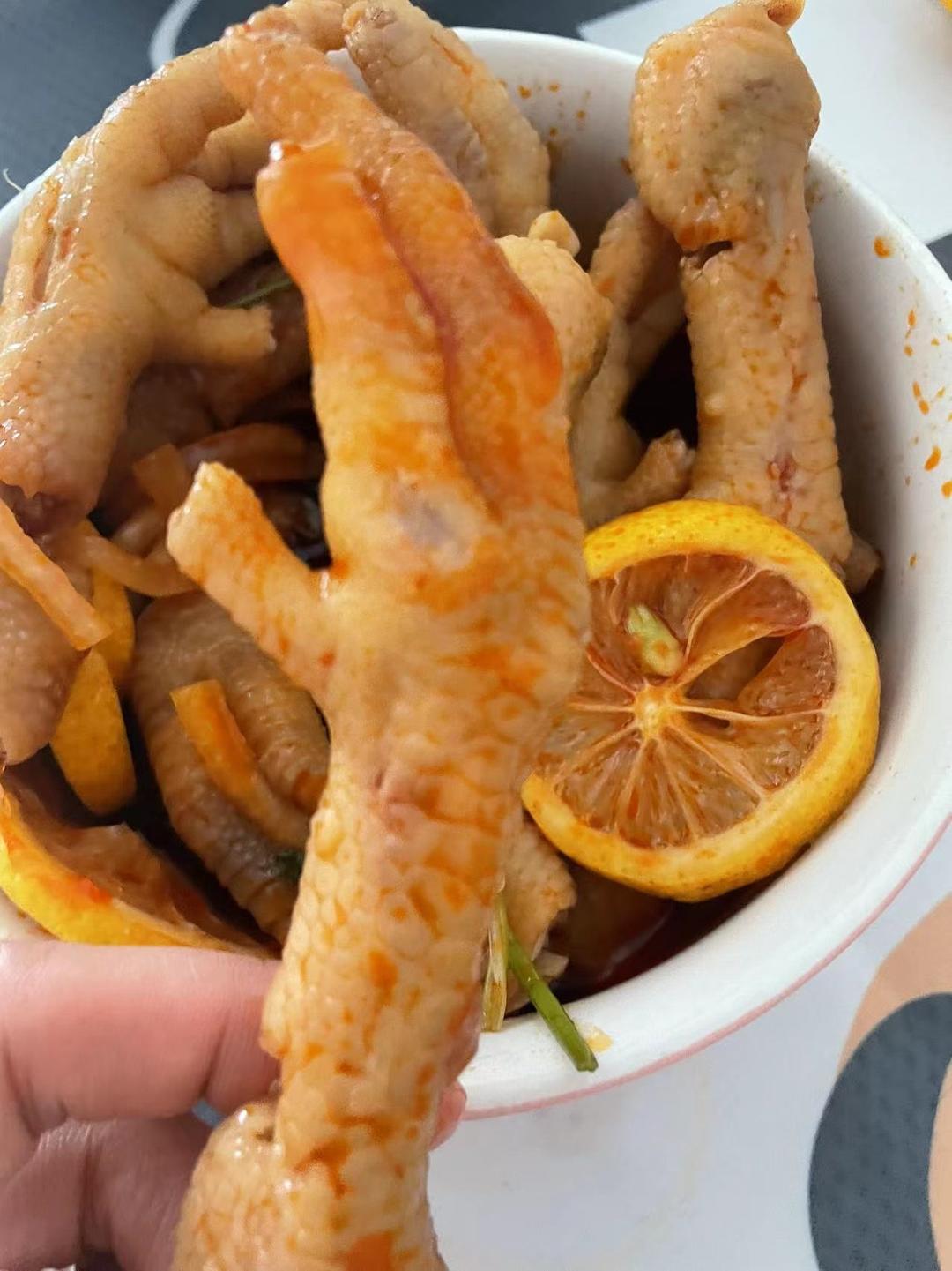 凉拌鸡脚的做法