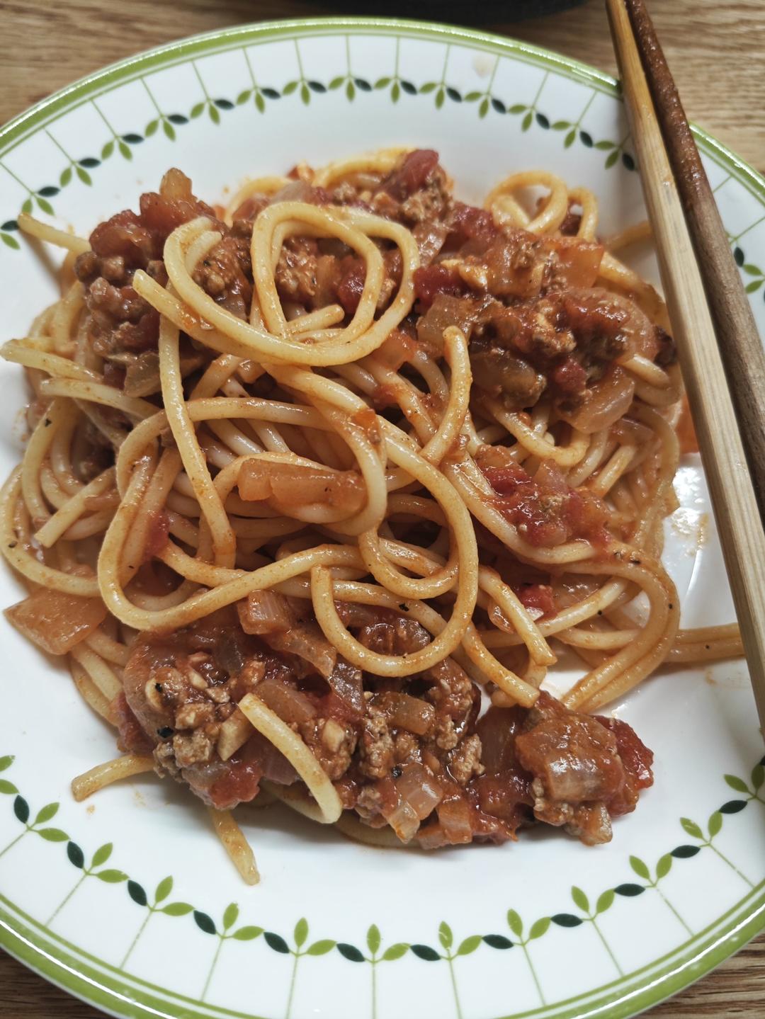 番茄肉酱意面