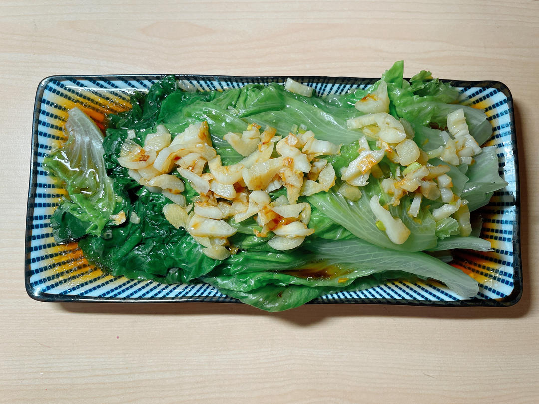 堪比饭店的白灼罗马生菜