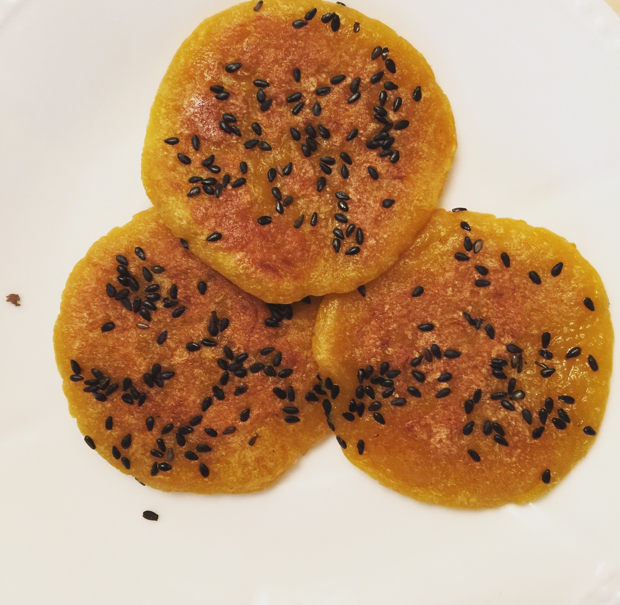 芝麻南瓜饼