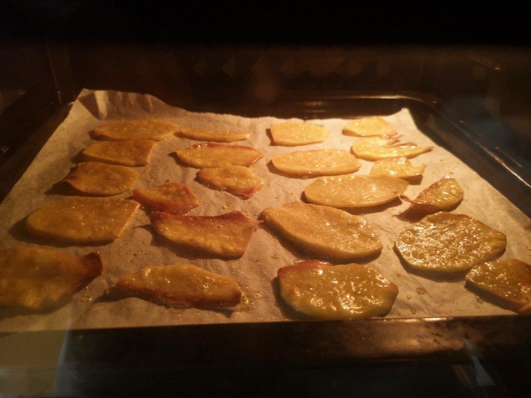 我又去试了次烤箱红薯片