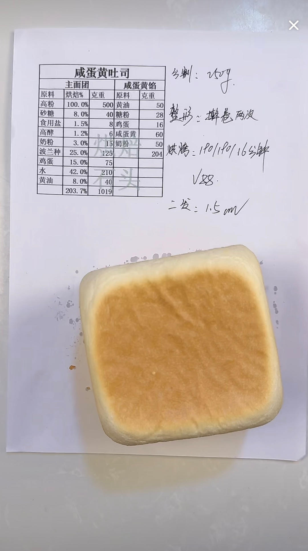 纯奶手撕吐司的做法 步骤1