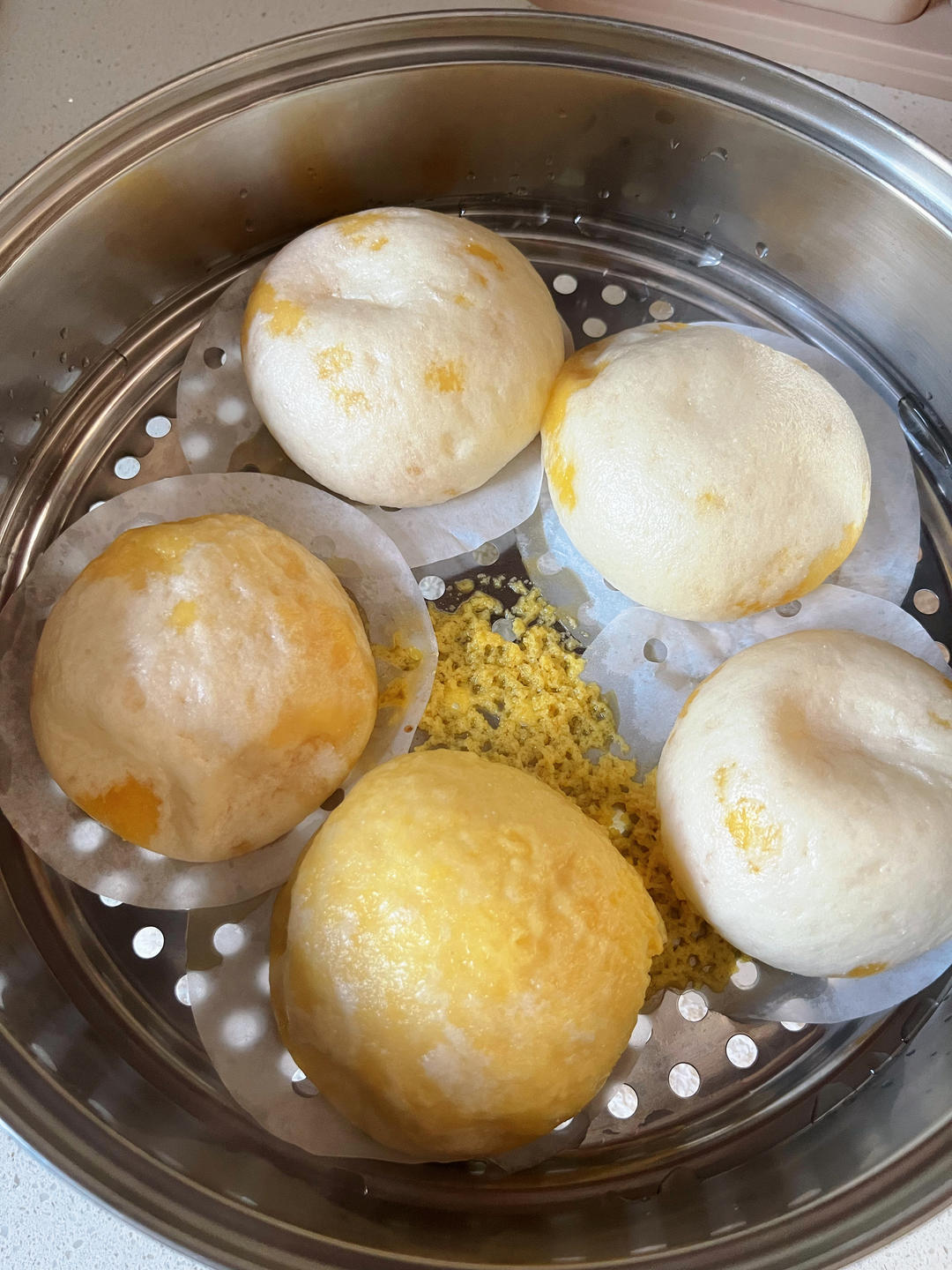 【简简厨房】流沙包、奶黄包