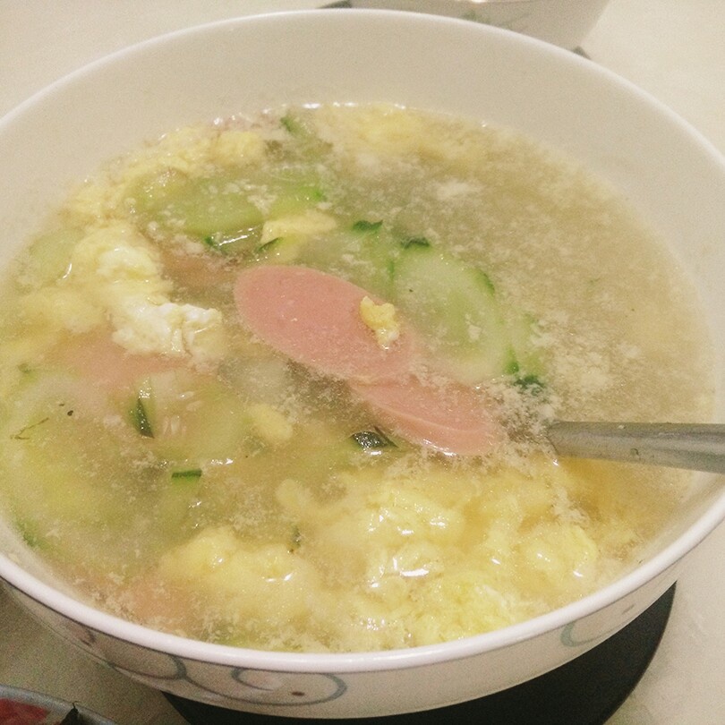 火腿鸡蛋汤