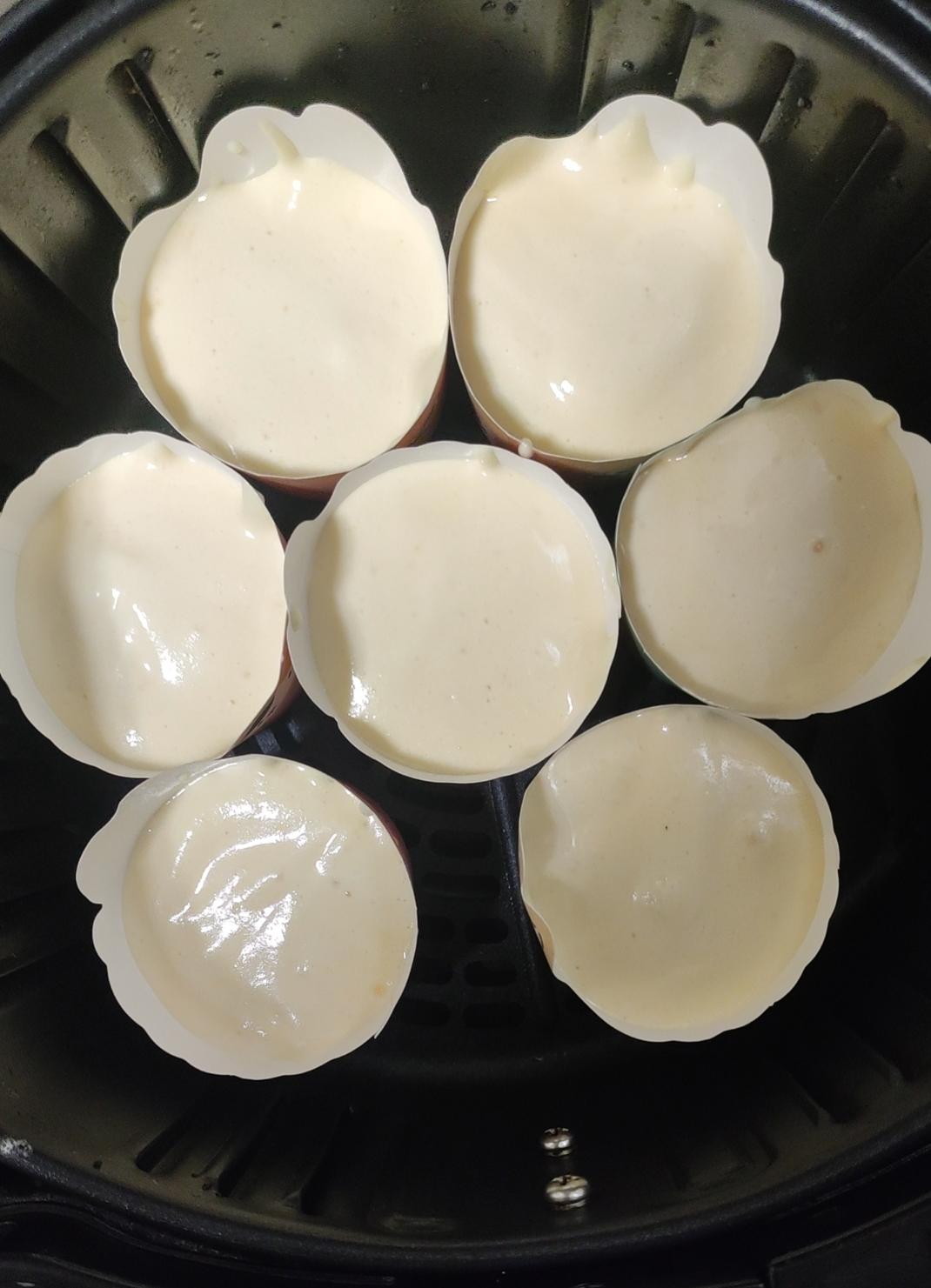 空气炸锅纸杯戚风蛋糕