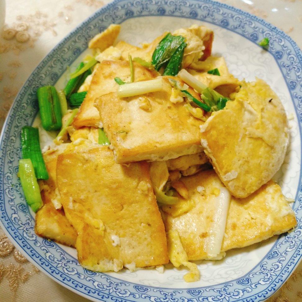 晓190做的小葱香煎豆腐