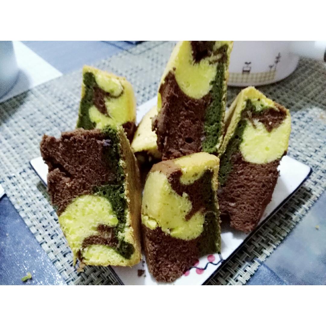 迷彩戚风蛋糕（六寸）