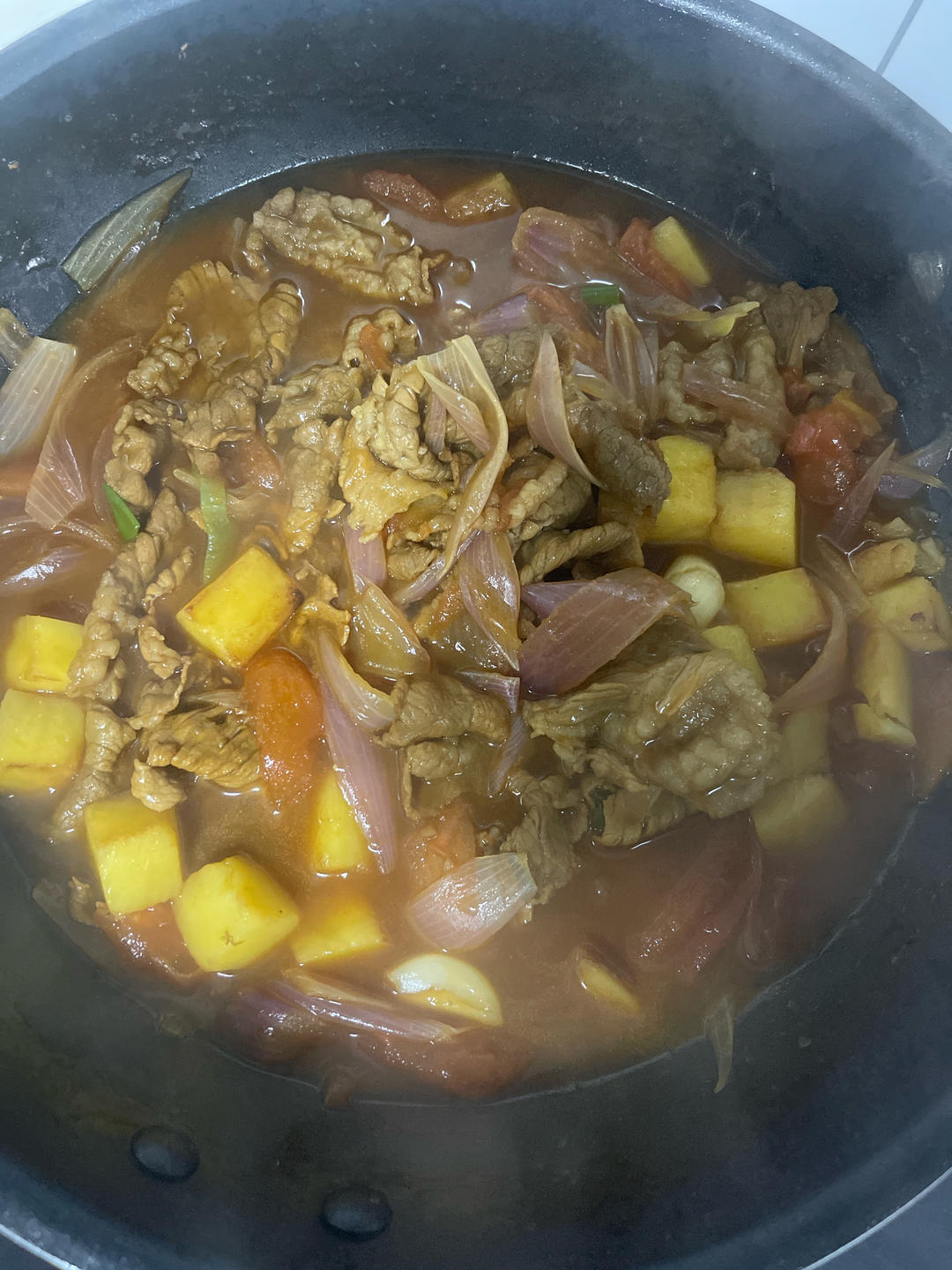 超开胃的番茄土豆肥牛汤‼️下米饭无敌了