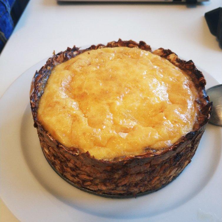 减脂餐之香蕉燕麦蛋挞