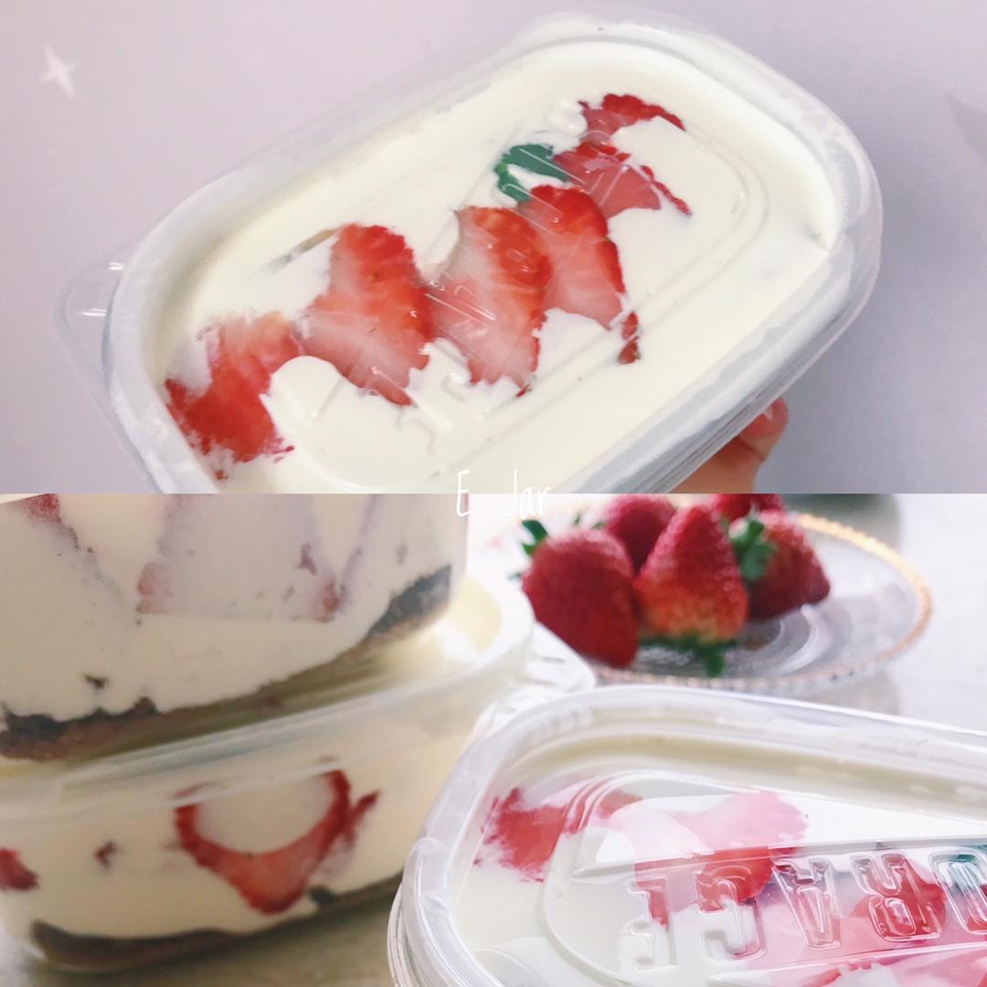 简单快手的便当饭盒水果盒子蛋糕