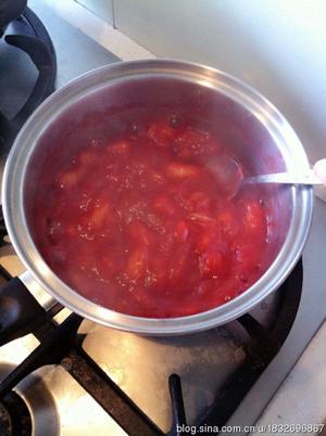 草莓大黄松仁香酥派－Strawberry and Rhubarb Crumble的做法 步骤2