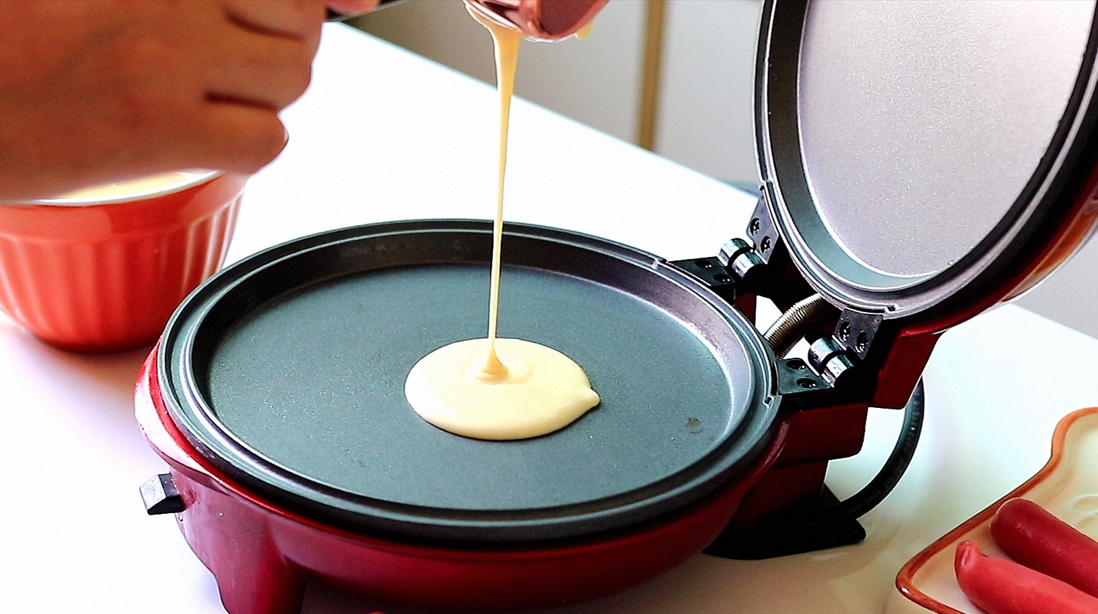 #麦子厨房#小红锅宝宝辅食：芝士火腿蛋卷的做法 步骤5