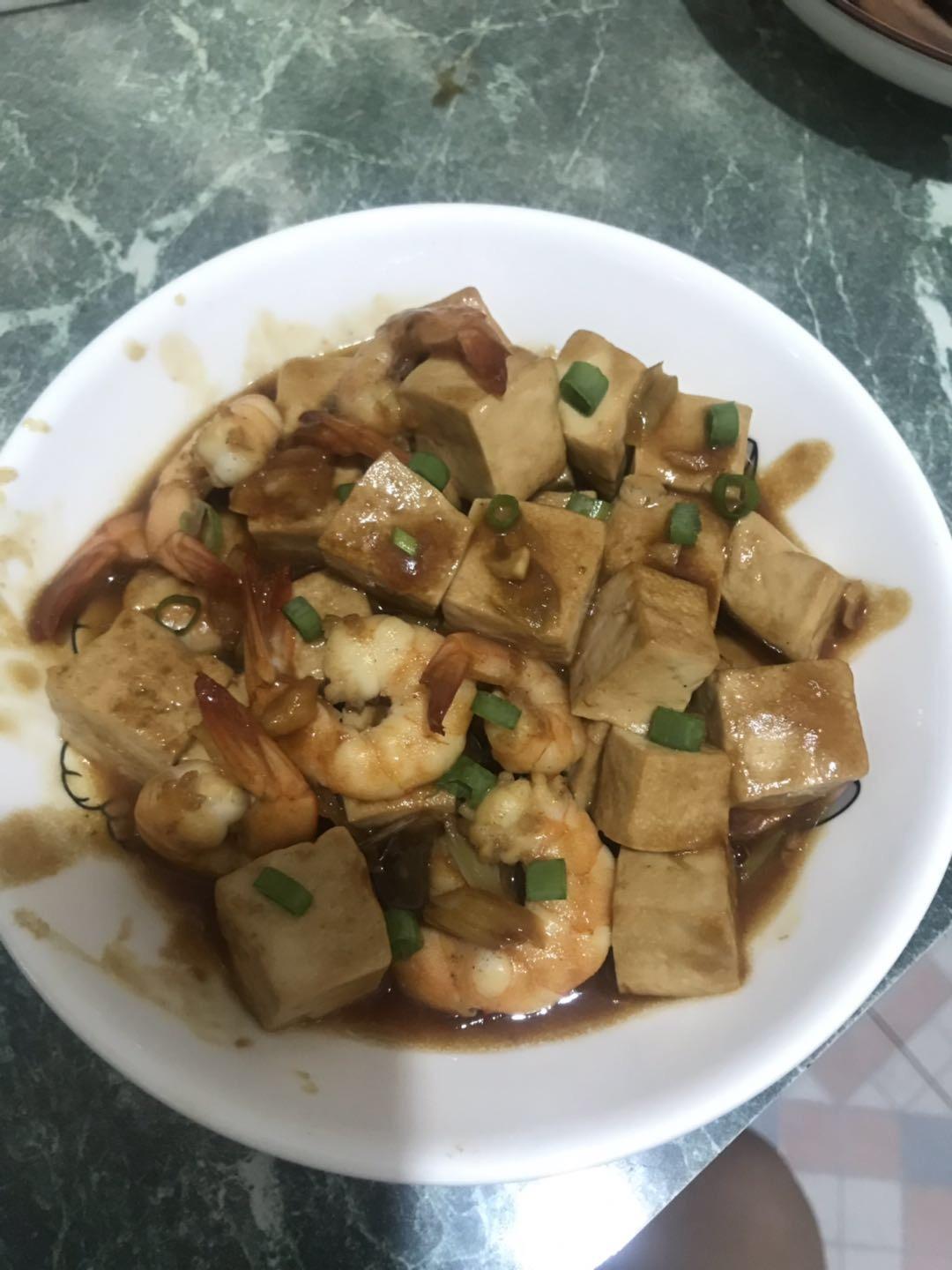 虾仁豆腐