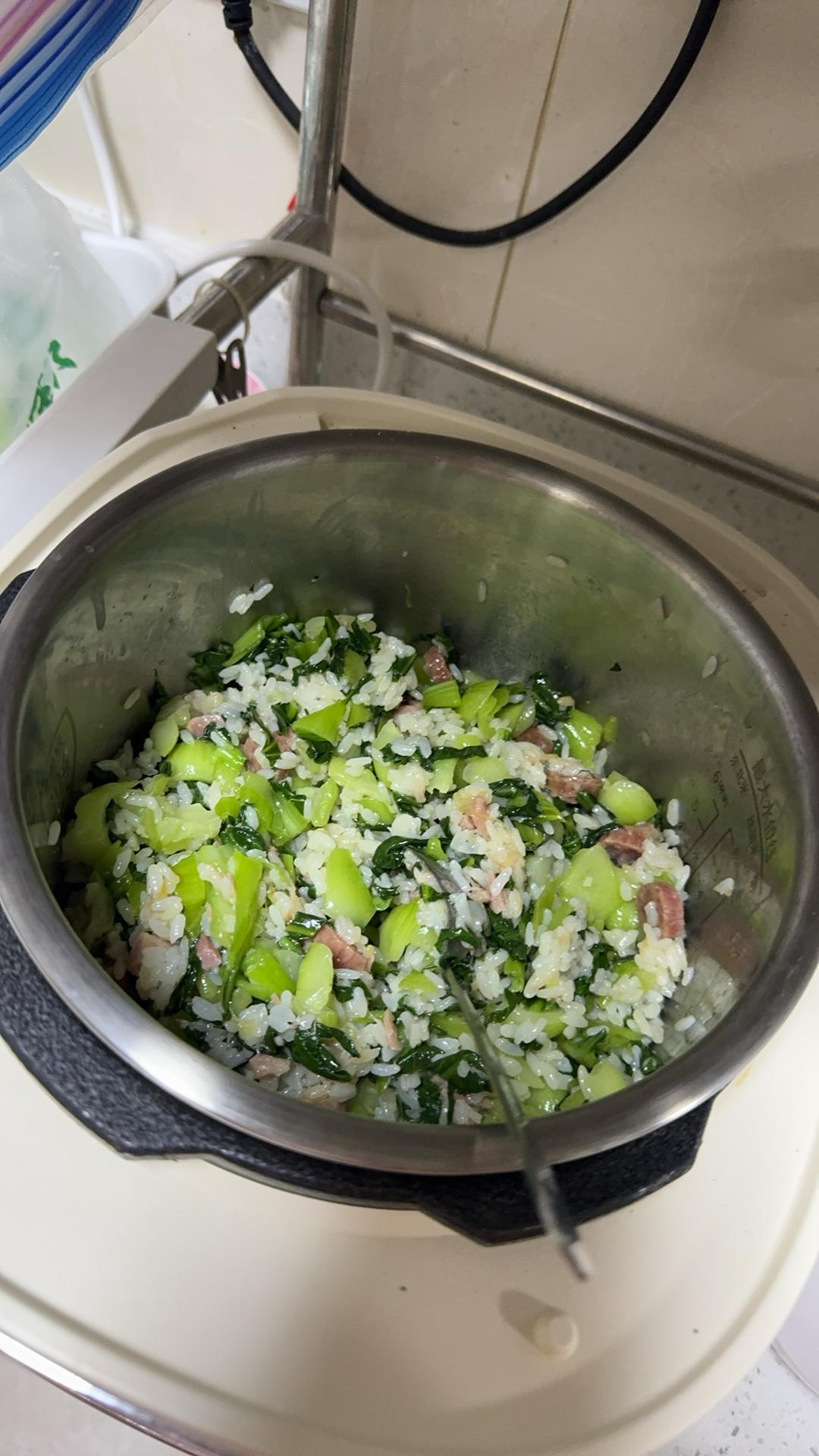 老公连炫3碗，成功率高的霜打时令菜饭！