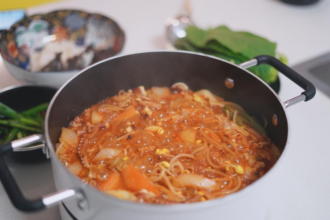 韩国辣炒章鱼/八爪鱼+炒饭白钟元配方