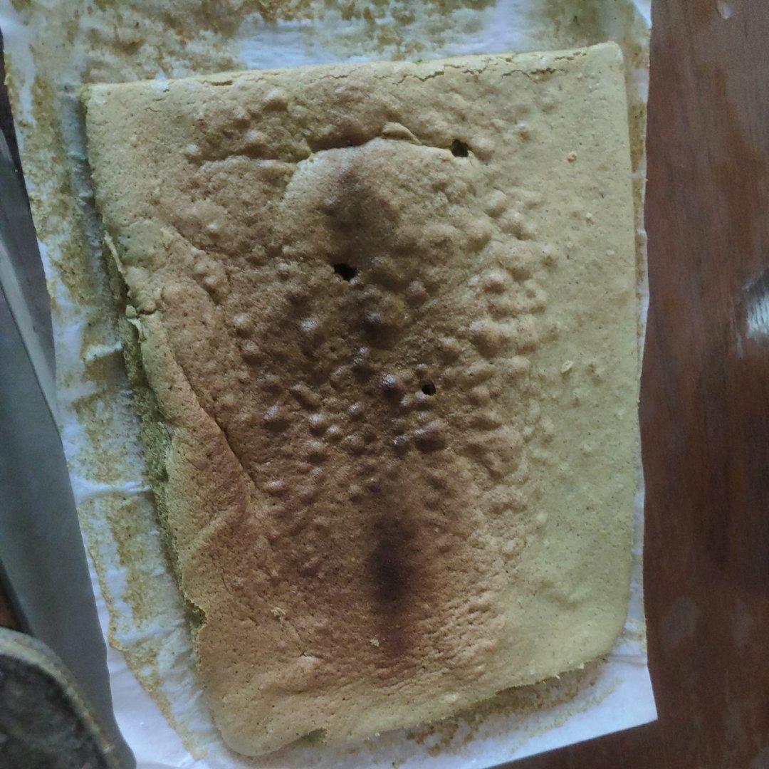 六寸抹茶戚风蛋糕