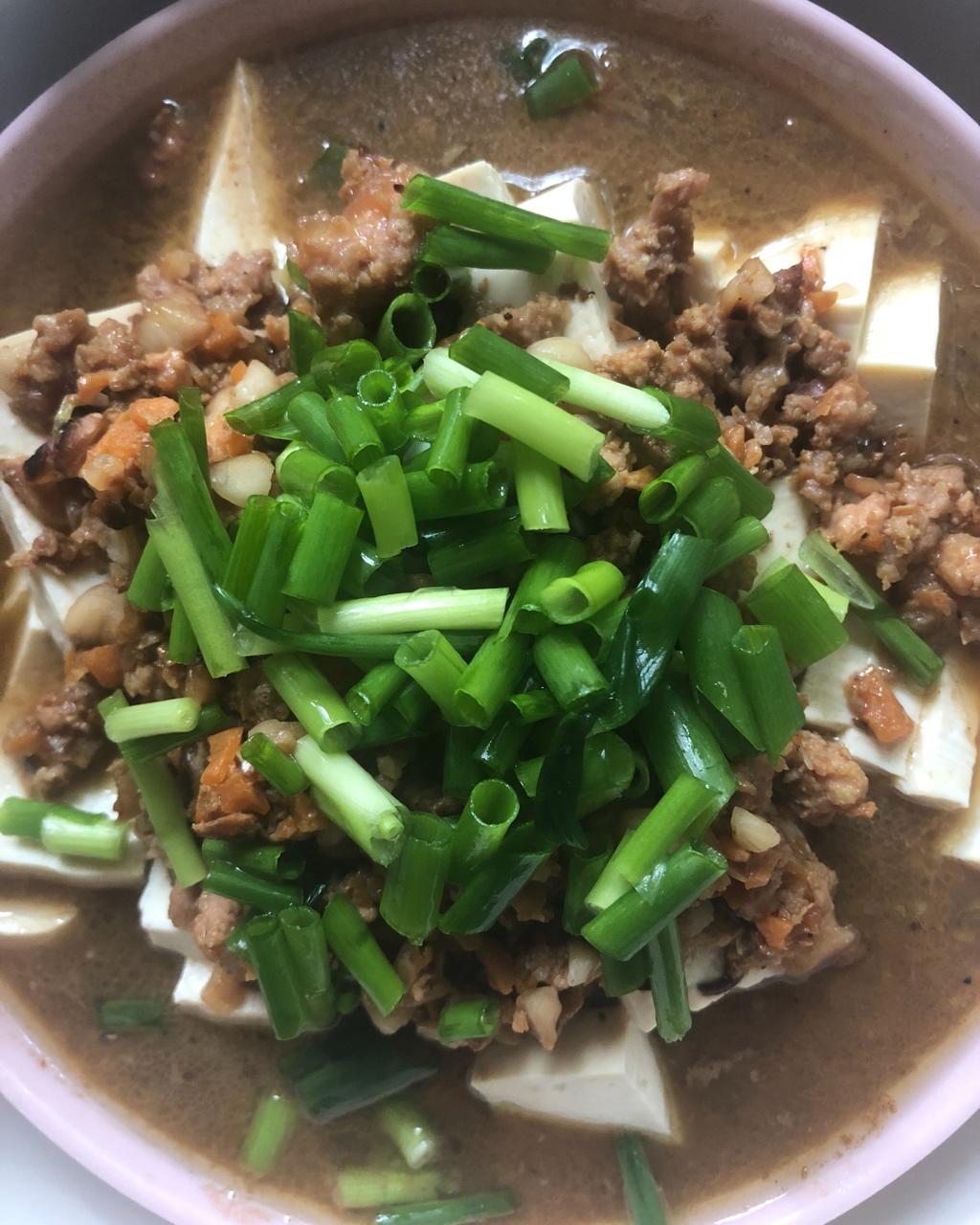 肉末蒸豆腐