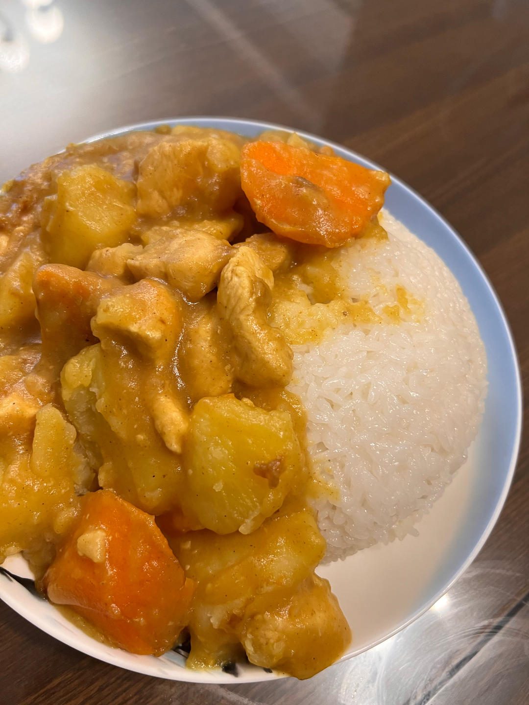 晚饭不费时☞咖喱鸡肉土豆