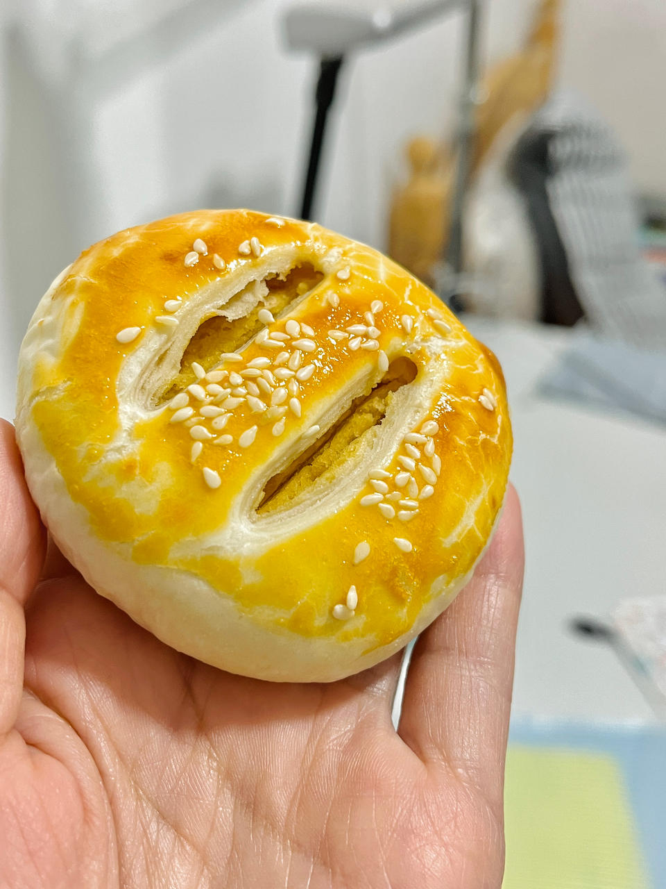 白皮酥饼