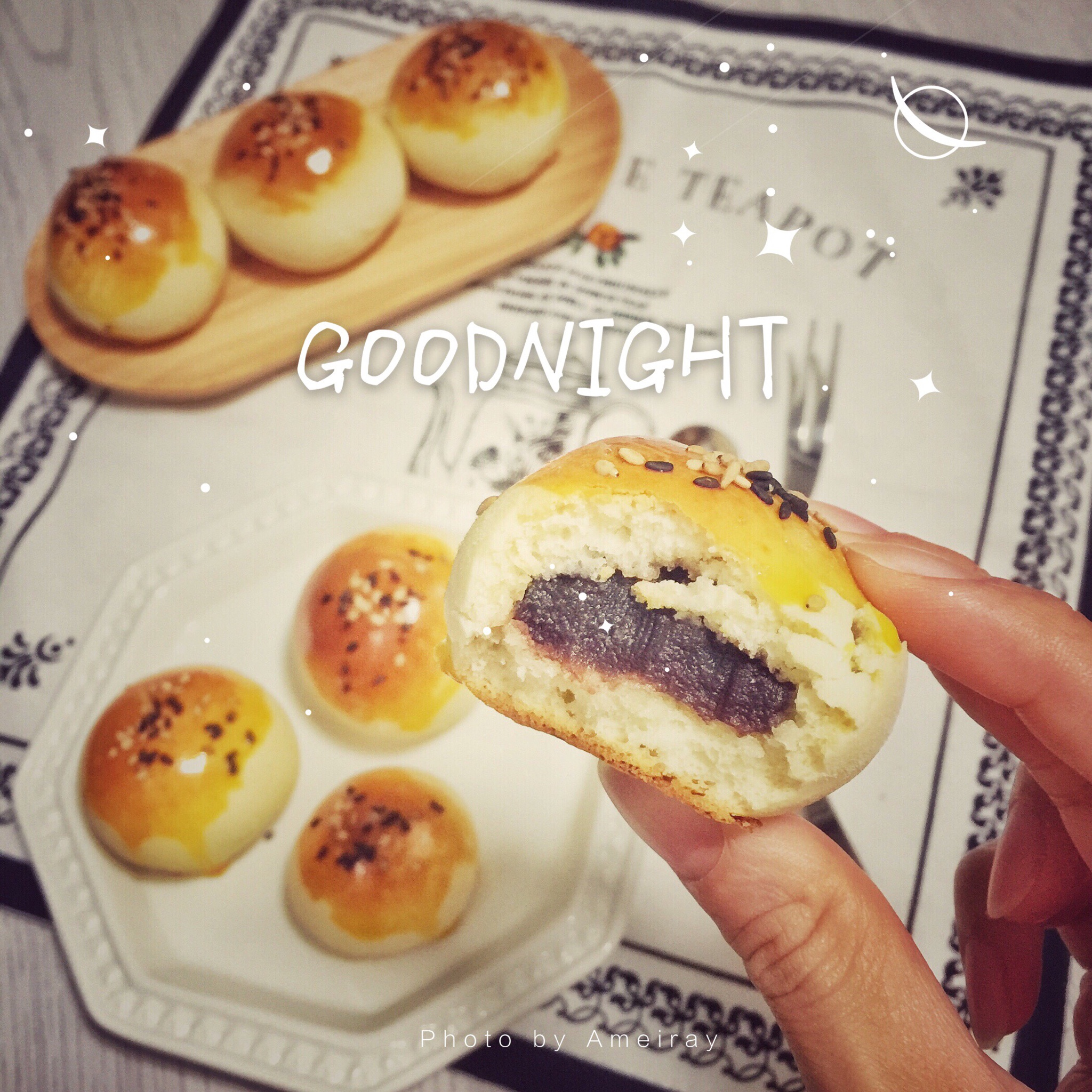 【炼乳蛋黄果子】无油 简单