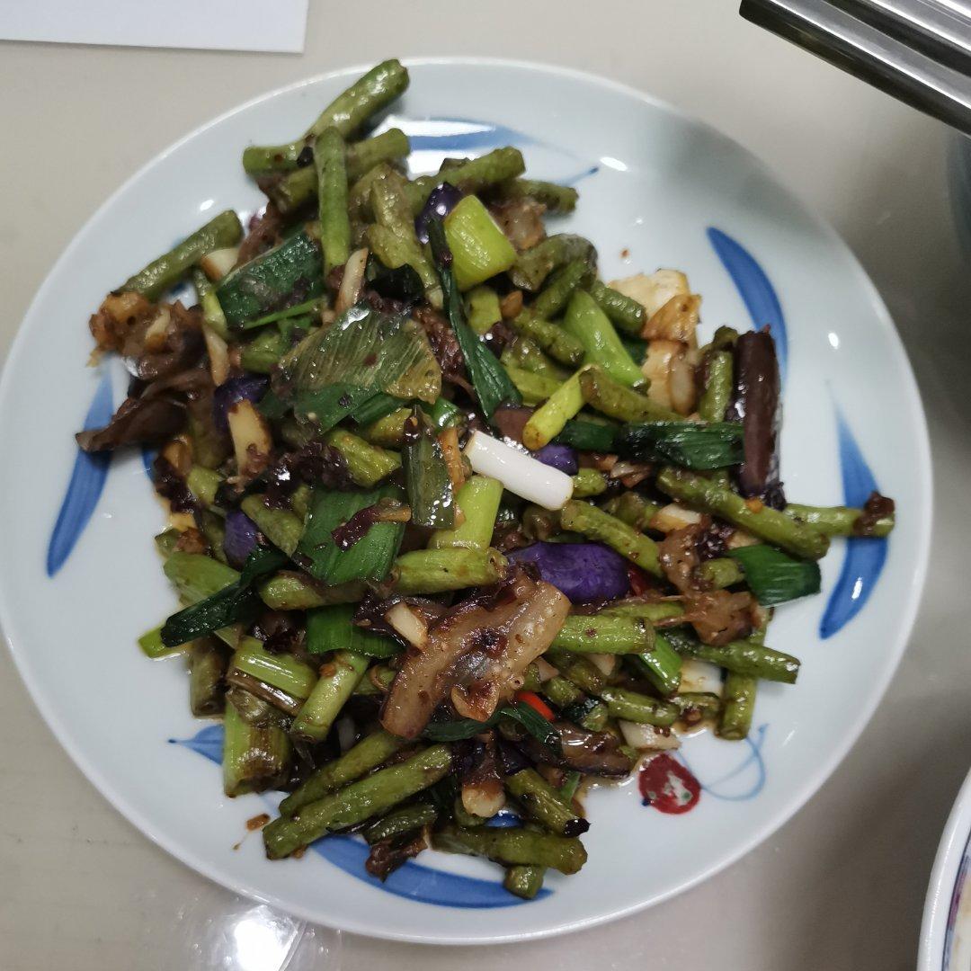 不油炸的茄子烧豆角