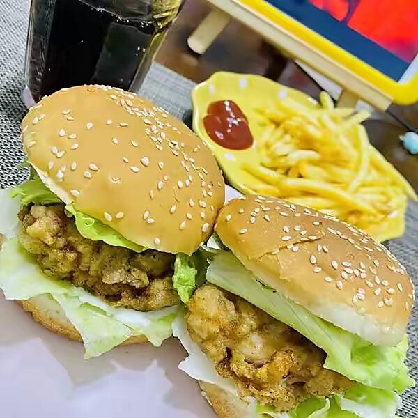 商用炸鸡汉堡技术的做法