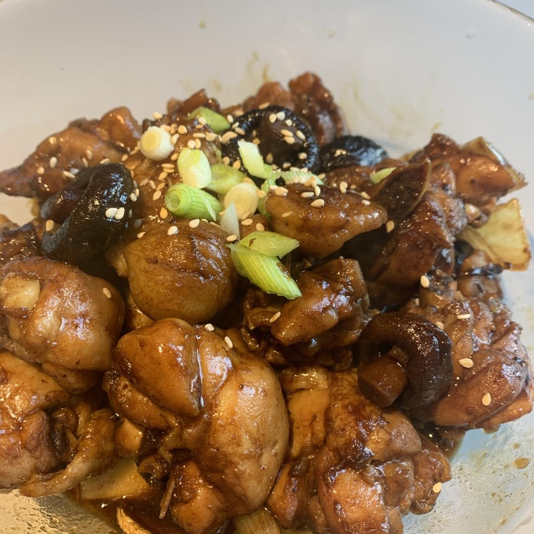 【栗子烧鸡】鸡肉都给你吃，栗子归我~