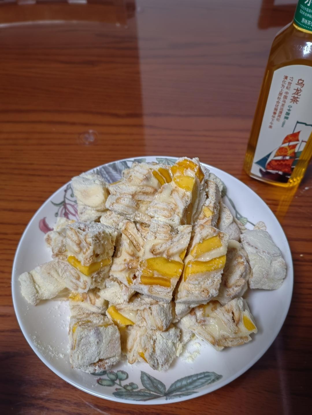 芒果干雪花酥