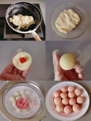 🌈奶香四溢的樱花酸奶山楂球❗️清香酸甜超好吃的做法 步骤3