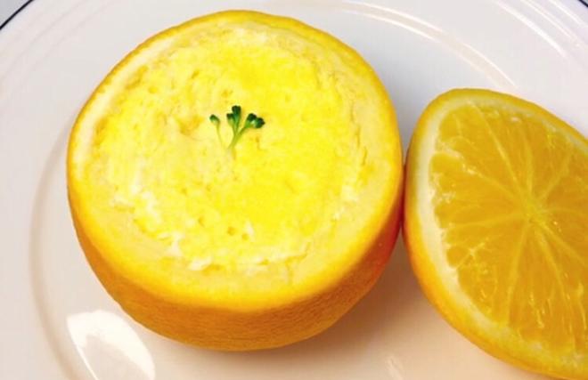 香橙蒸蛋的做法