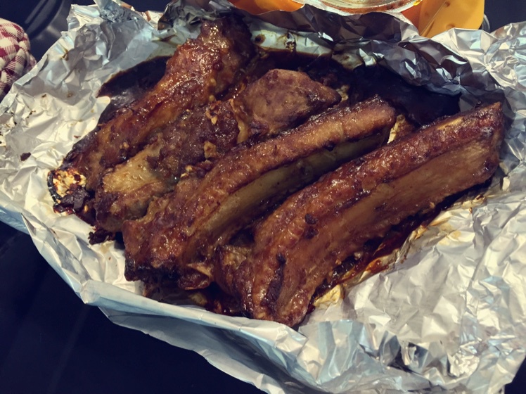 蒜香烤排骨