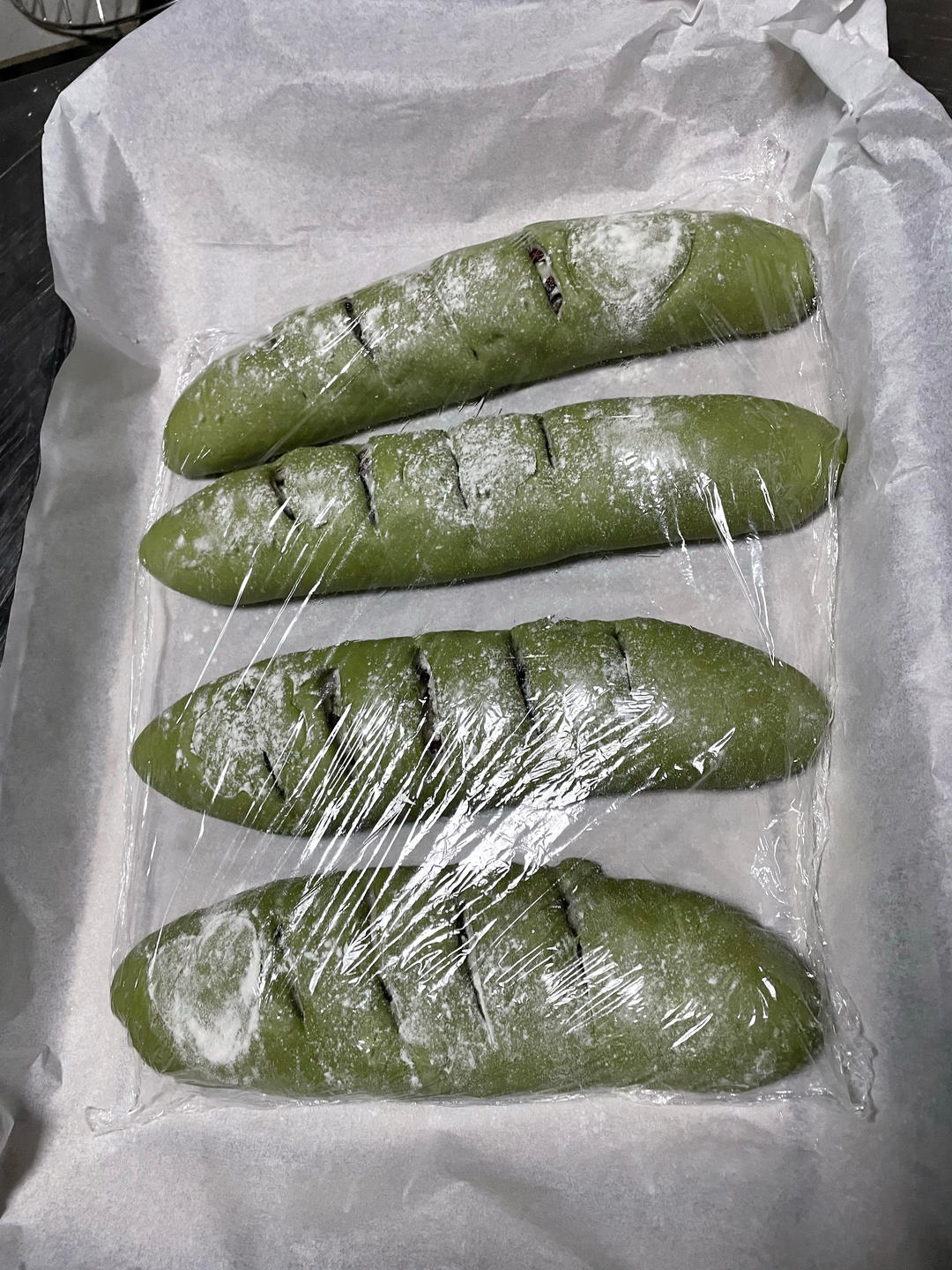 抹茶麻薯软欧包