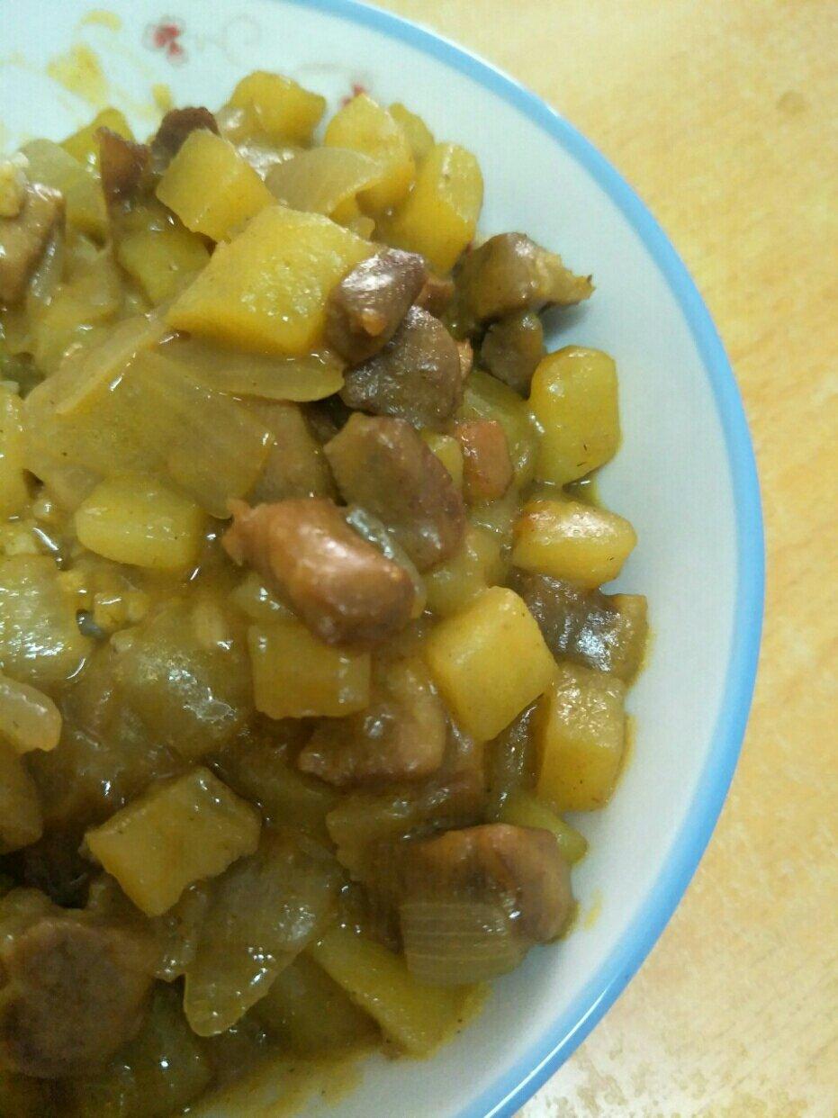 土豆猪肉咖喱饭