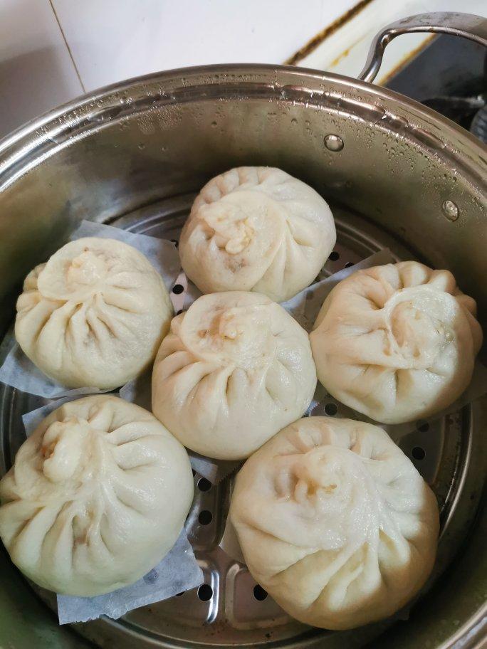 家庭手工肉馅大包子