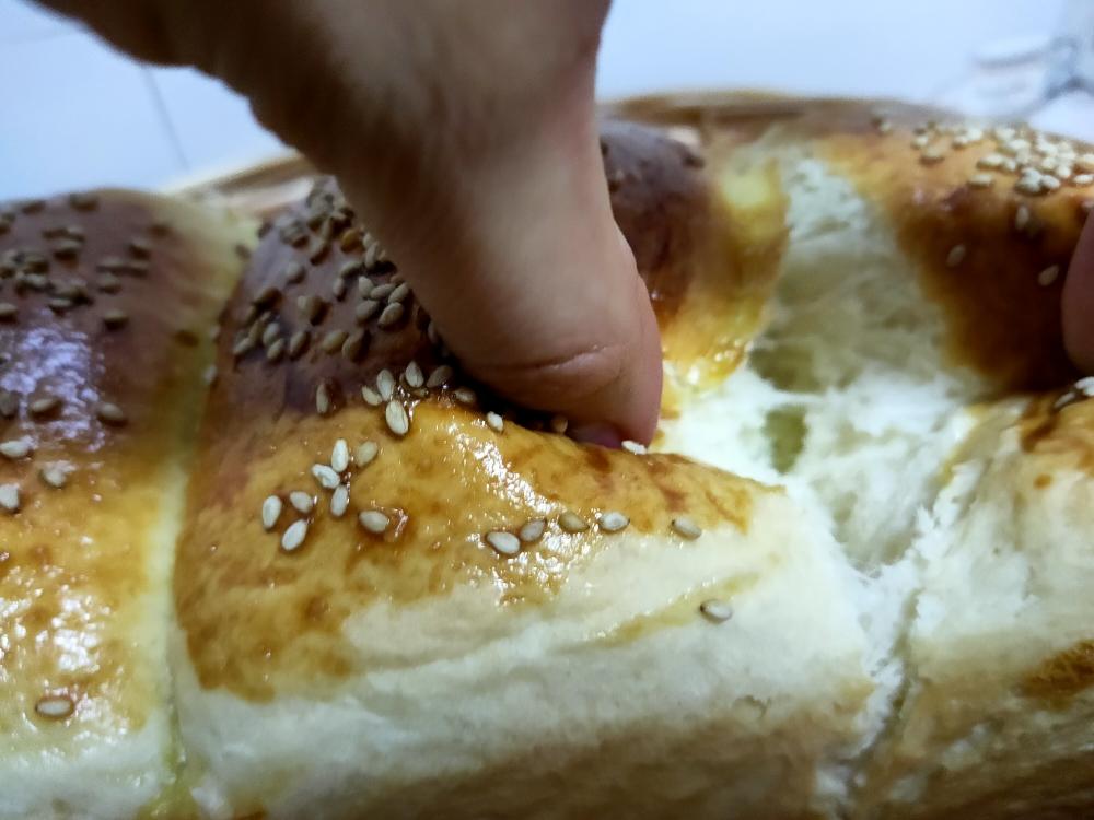 纯奶手撕吐司的做法 步骤1