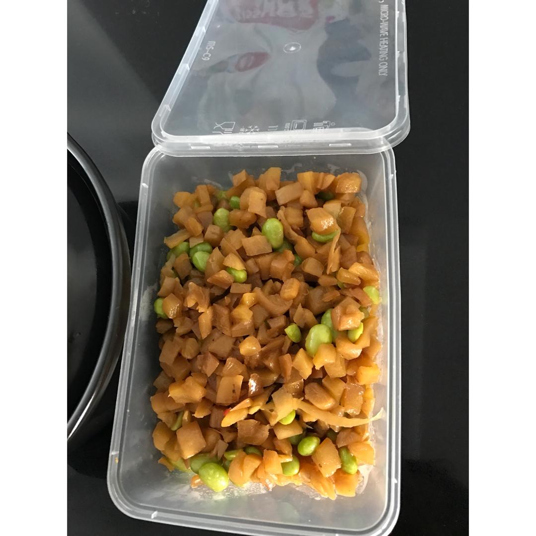 毛豆炒萝卜干