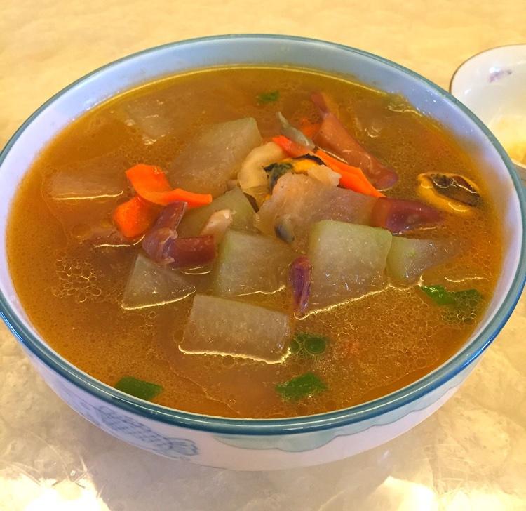 冬瓜淡菜汤的做法