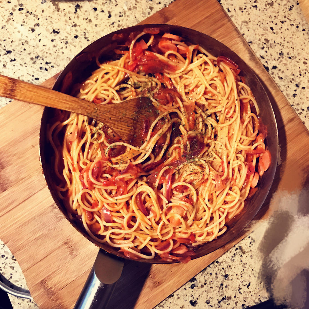 培根番茄意大利面