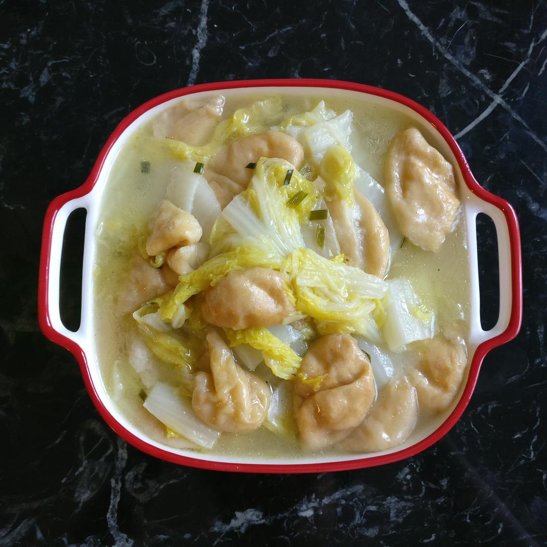 加国厨娘做的面筋烧白菜