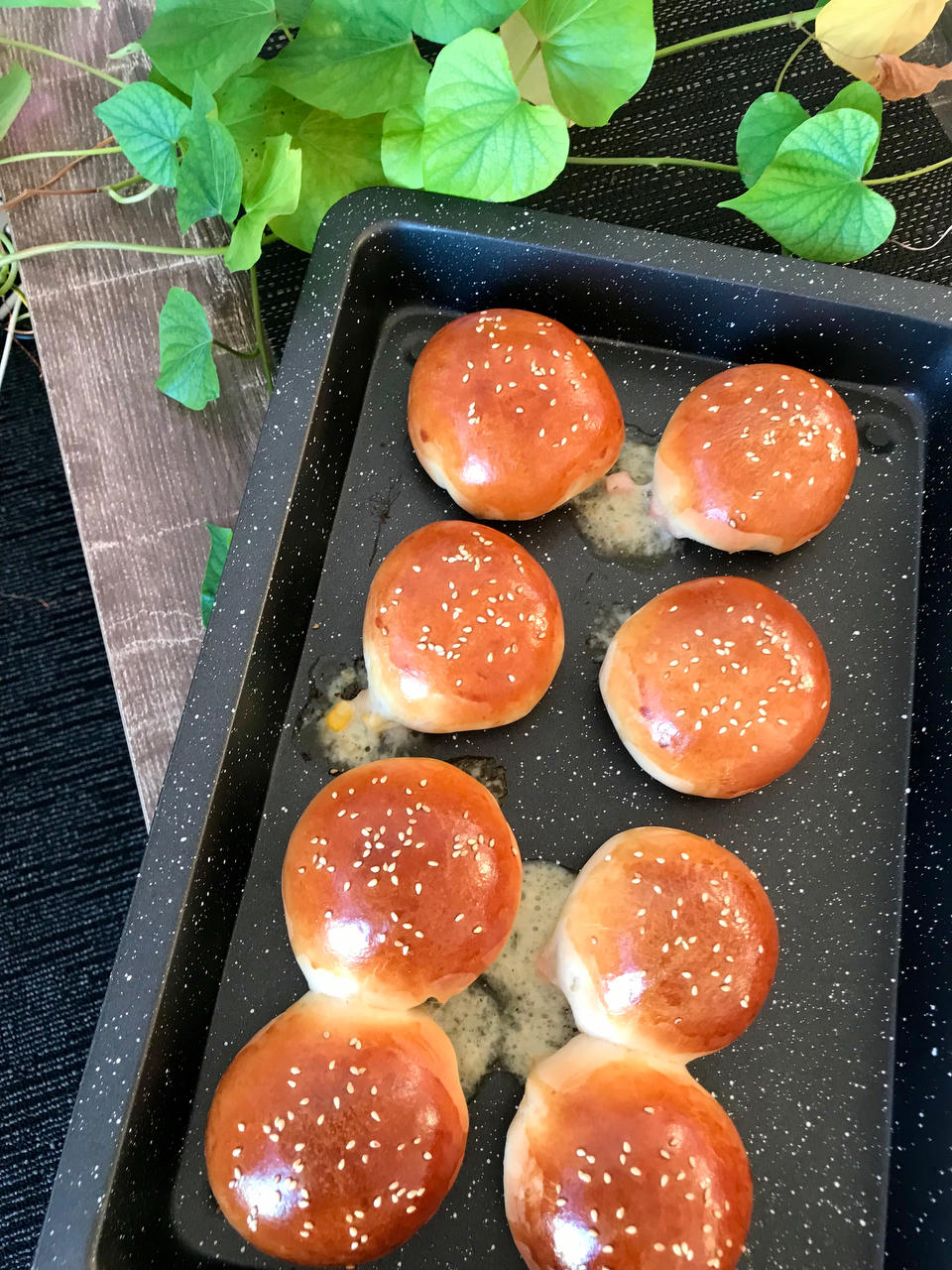 (超好吃的咸口面包）爆浆培根芝士面包