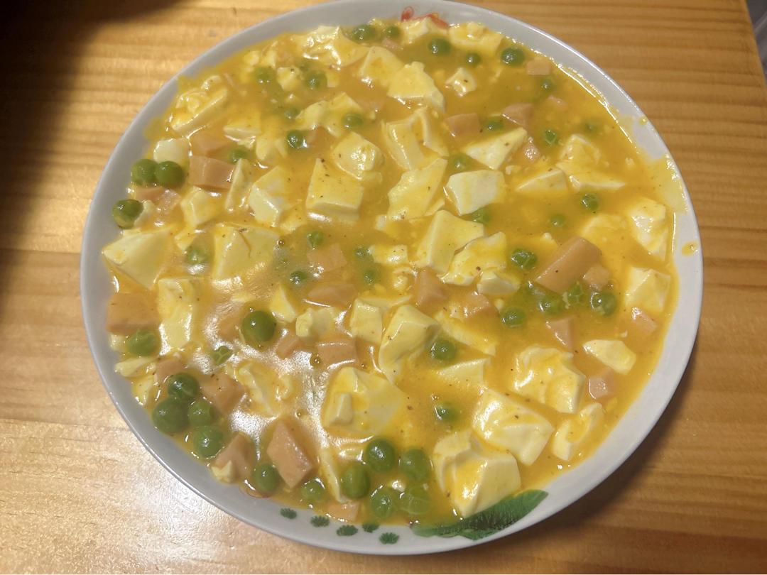 蟹黄豆腐（咸蛋黄版）超下饭快手菜家常菜  蟹粉豆腐（适合新手）
