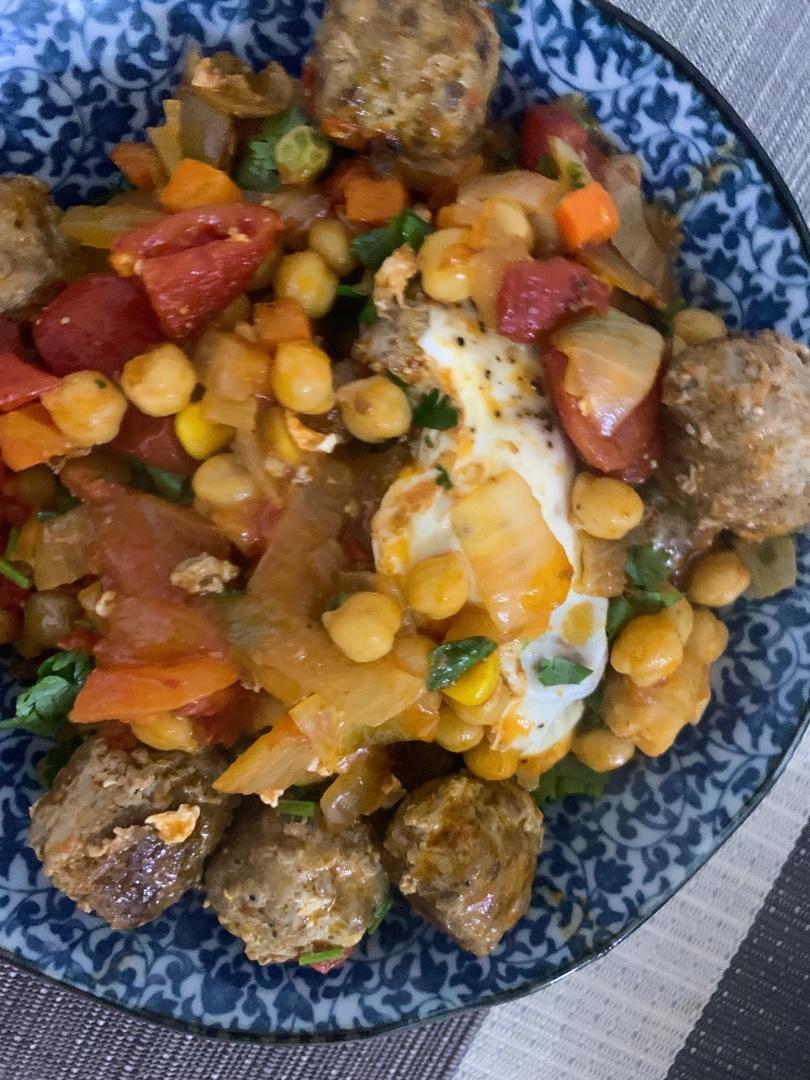 摩洛哥羊肉丸锅（lamb meatball tagine）