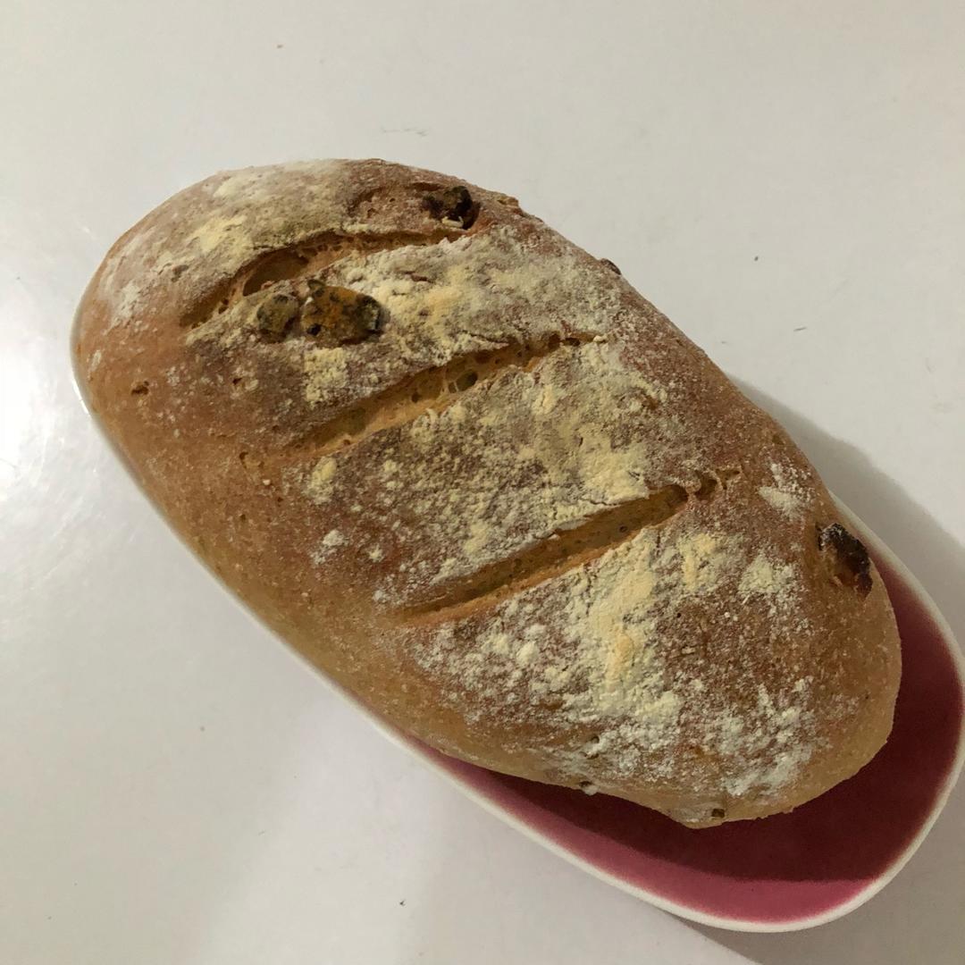 全麦核桃面包---无糖无油