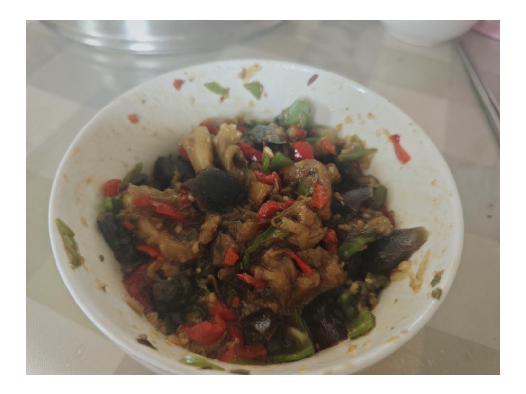 擂辣椒皮蛋茄子