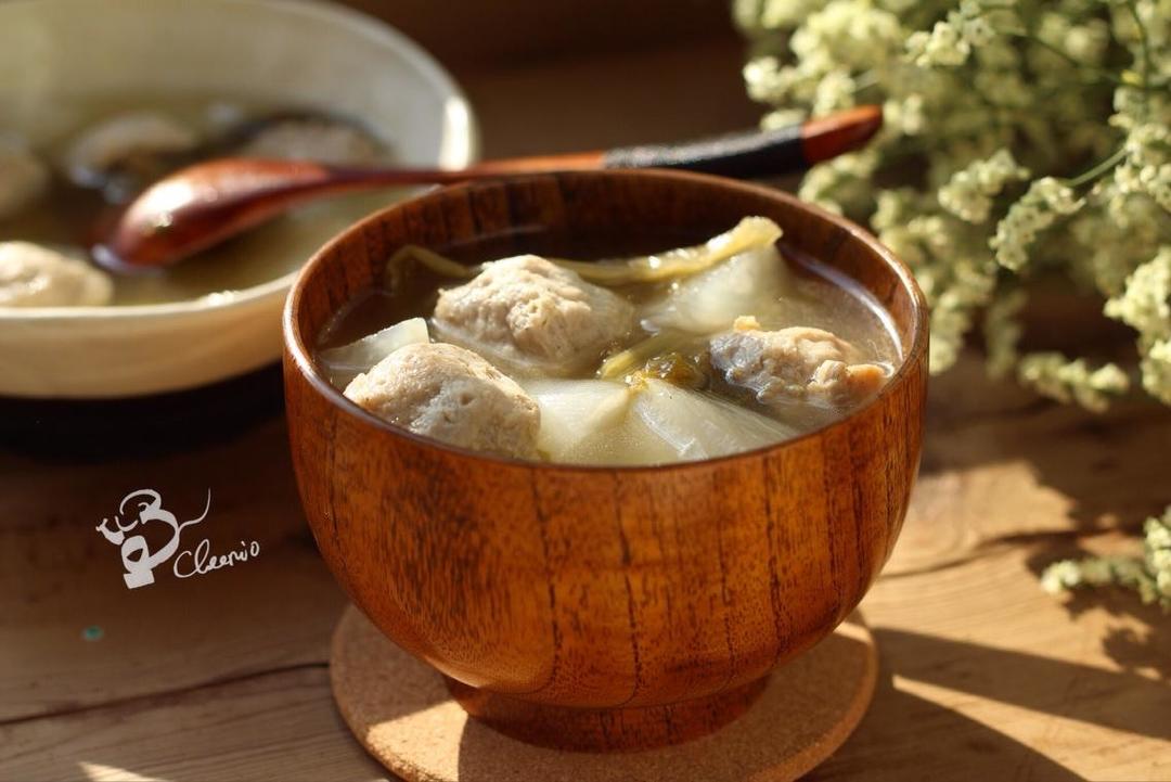 猪肚丸萝卜汤的做法