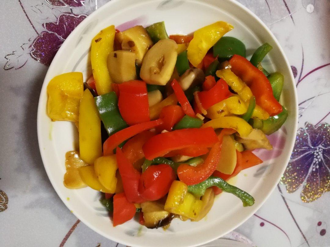 彩椒杏鲍菇
