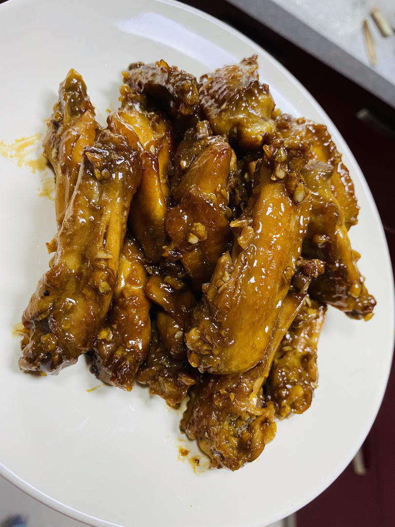 ㊙️💯好吃的♨️秒光的蒜香鸡翅🧄