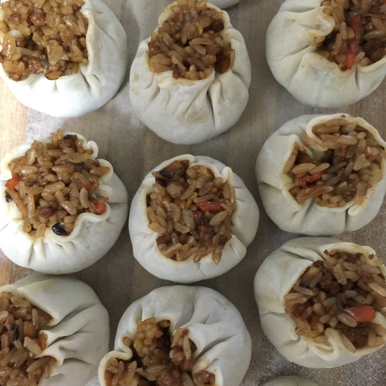 简易糯米烧卖（附烧卖包法）