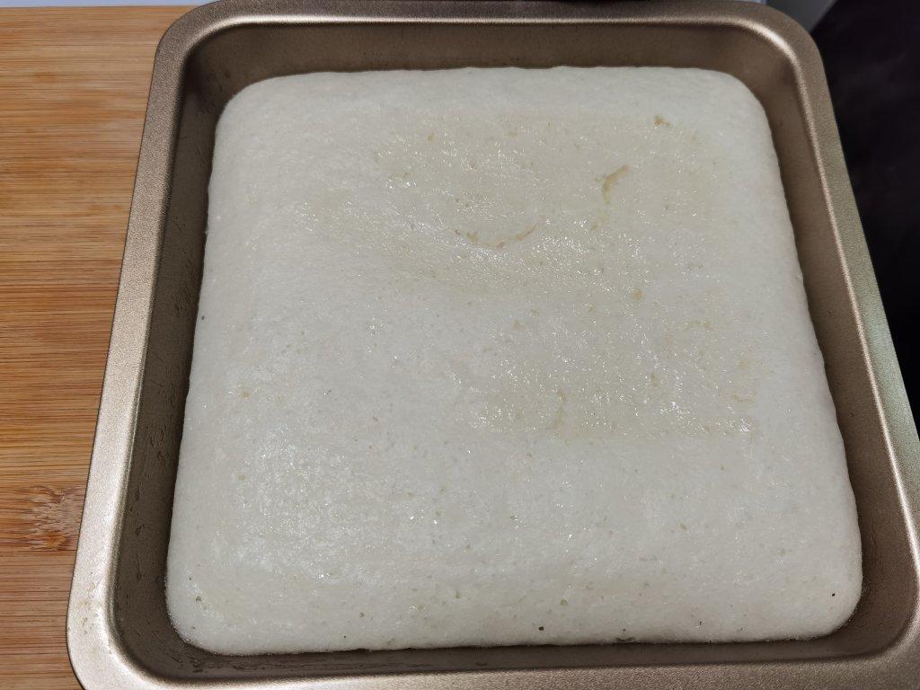 abbeychow 做过懒人版白米糕(小白糕)