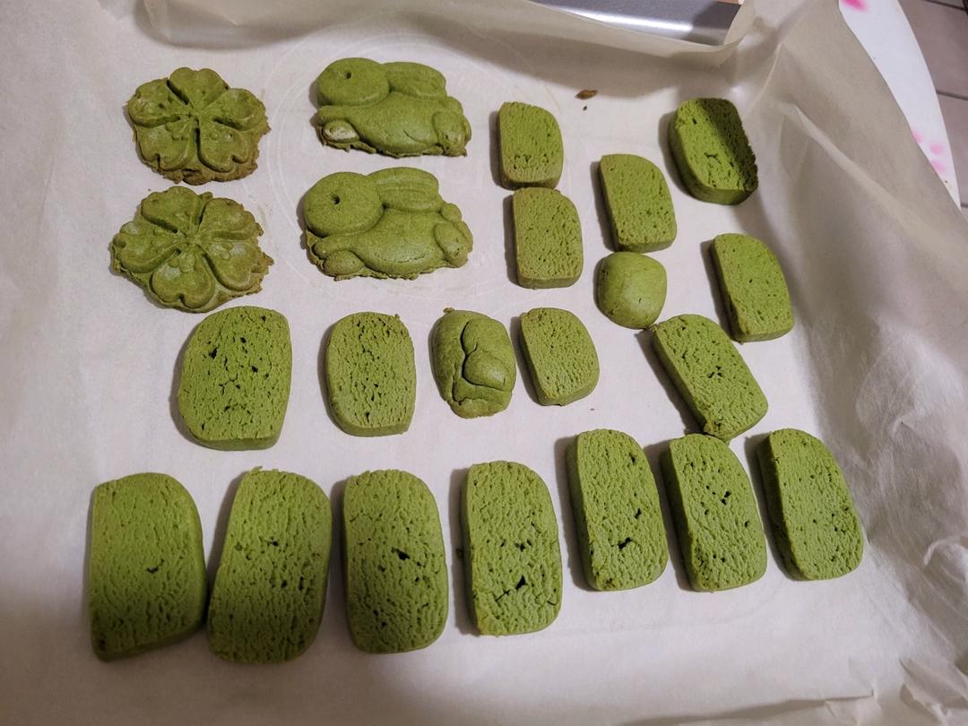巧克力豆豆抹茶饼干（无黄油）